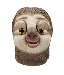abordables -La paresse Halloween Masque Accessoires Halloween Drôle Halloween Adulte Homme Femmes Halloween Carnaval Mardi Gras Déguisements d'Halloween faciles Se déguiser