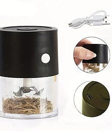 preiswerte -1 Stück USB wiederaufladbare elektrische Tabakmühle – tragbar, wasserdicht & effizient – mahlt getrocknete Kräuter & Gewürze!