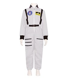 billige -Men's Women's Boys Girls' Astronaut Cosplay Costume For Halloween Carnival Masquerade Cosplay Kid's Adults' Leotard / Onesie