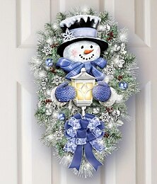 olcso -téli falmatrica hóember meleg üdvözlő koszorú matricák, karácsonyi otthoni ajtófal ablakmatricák matricák, lakberendezés