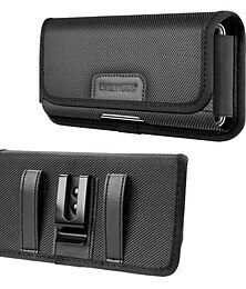 economico -Custodia da trasporto orizzontale con clip da cintura per telefono in tessuto di nylon da 4,7-6,8 pollici con slot per schede