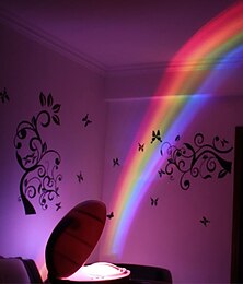 رخيصةأون -مصباح إسقاط بألوان قوس قزح LED ضوء ليلي ملون 3 أوضاع جهاز عرض على شكل بيضة مصباح طاولة لغرفة نوم الأطفال هدية ديكور المنزل