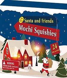 preiswerte -Weihnachts-Adventskalender Blind Box Weihnachts-Tier-Set Geschenkeset 24 Tage Countdown bis Weihnachten Advent Kinder Blind Box zufällig für Weihnachtsgeschenke