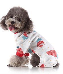 preiswerte -Hunde Katzen Pyjamas Kuschelig Brautkleider schlicht Winter Wasserdicht Atmungsaktiv Weich Waschbar Komfortabel Casual Hundebekleidung for Bichon Frise Spitz kleines Haustier Schmetterling Small