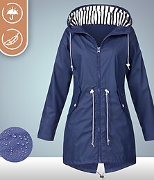 ieftine -jachetă de ploaie impermeabilă pentru femei jachetă de ploaie ușoară în aer liber jachetă de ploaie jachetă de drumeție jachetă izolată respirabilă cu glugă jachetă de ploaie rezistentă la apă primăvară toamnă călătorie pescuit alpinism
