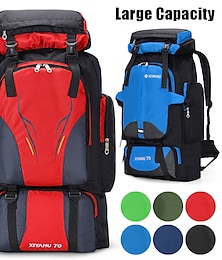 economico -Per uomo zaino Zaino funzionale Zaino tattico Esterno Campeggio e hiking Viaggi Color Block Tessuto Oxford Massima capacità Impermeabile Traspirante Cerniera 202 nero 201 blu scuro 202 verde militare