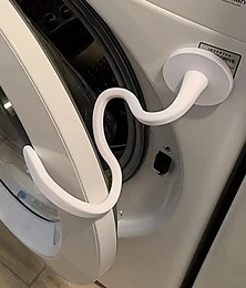 billige -magnetisk frontbetjent vaskemaskinedørsprop - hold din vaskemaskinedør åben og stabil med fleksibel støtte - passer til de fleste vaskemaskiner og husvognslåger - 2,6 tommer/66 mm magnetisk base