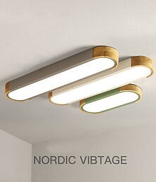 お買い得  -LED シーリングライトライナー木製装飾天井ランプ 35/65 センチメートルパネルリビングルームの寝室のランプ 110-240v