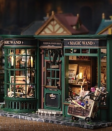 abordables -Maison de sagesse bricolage cabine magique maison complète européenne vintage modèle d'assemblage fait à la main cadeau créatif pour hommes et femmes