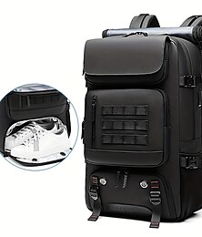 economico -zaino da viaggio per uomo impermeabile zaino per laptop da lavoro da 17 pollici con borsa per scarpe separata porta di ricarica USB nascosta 50l zaino da trekking per donna zaino da trekking