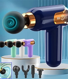 זול -אקדח עיסוי LCD נייד לעיסוי שריר רקמות עמוקות לגוף רגליים גוף צוואר כתף הקלה על כאבי ספורט הרפיה (1 יחידות)