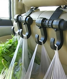お買い得  -車の後部座席オーガナイザー 簡単装着 耐用的 省スペース プラスチック 用途 車載