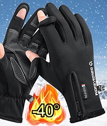 abordables -Doigt complet / Demi-doigt Tous Gants de moto Cuir / Tissu en polyester / Fibre de carbone Ecran tactile / Antiusure / Résistant aux Chocs