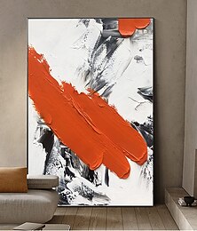 abordables -Peintures à l'huile faites à la main toile mur art décoration moderne abstrait couleur couteau peinture pour la décoration intérieure roulé sans cadre peinture non étirée