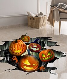 levne -3d halloween samolepky na zeď odnímatelné, dýně halloween samolepky na zeď halloween samolepky na podlahu, strašidelné samolepky na zeď samolepky dekorace do ložnice, halloween samolepky na zeď