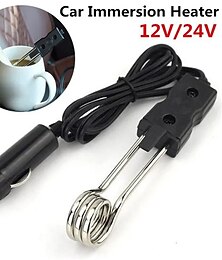 cheap -Portable 12V 24V Car Immersion Heater Portable High Quality Safe Warmer Durable Auto Electric Tea Coffee Water Heater