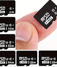 Недорогие -Microdrive 256 ГБ, 128 ГБ, 64 ГБ, 32 ГБ, 16 ГБ, 8 ГБ, 4 ГБ, карта памяти micro SD/TF, камера класса 10 c10