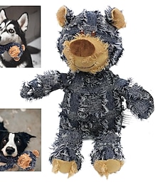 abordables -Compagnon de chien pour les gros mâcheurs - 2023 nouveau jouet pour chien ours robuste et indestructible, jouets pour chiens grinçants durables pour les gros mâcheurs, jouets pour chiens en peluche incassables pour les mâcheurs agressifs