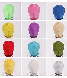 abordables -2 pièces masque complet bw 2ème masques de peaucapuche en spandex d'Halloween pour tissu unisexe
