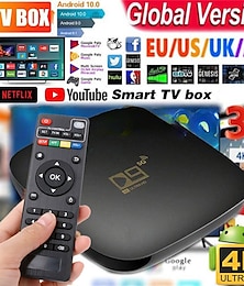 cheap -New Smart TV Box Android 10.0 D9 HD 4K Quad Core Media Player Video 2.4G 5GHz Wifi Smart TV Box Set Top Box