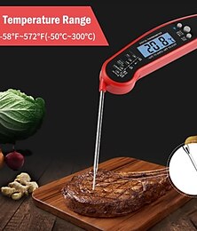 billiga -mattermometer snabbavläsning kötttermometer vattentät ultrasnabb termometer - digital matsond för kök utomhusgrillning och bbq köksredskap
