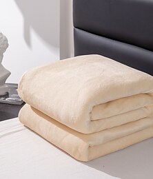 preiswerte -Superweiche Korallen-Fleece-Decke, leicht, einfarbig, rosa-blauer Kunstfell-Nerz-Überwurf, Sofabezug, Tagesdecke, Flanelldecken, Fleece-Decke, Sherpa-Decke