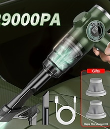economico -mini 29000pa 120w aspirapolvere portatile senza fili montato su auto display a led alimentazione USB ricaricabile potente aspirazione per auto & pulizia della casa