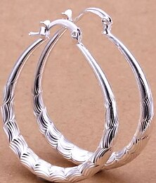 abordables -Femmes Boucles d'oreilles Mode Extérieur Géométrie Boucle d'oreille