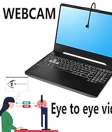 economico -eye to cam webcam regolabile con schermo centrale 1080p 5mp 8mp mini usb camera metal pipe audio trasmissione in diretta