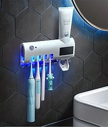 preiswerte -Zahnbürsten-UV-Sterilisator, intelligenter Zahnbürsten-Desinfektionsmittel, wandmontierter Zahnbürstenhalter, Badezimmerzubehör