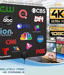 billige -dvb-t2 4k 1080p innendørs tv-antenne hdtv-antenne digital hjemme innendørs tv-antenne