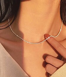 olcso -Női Nyaklánc Divat Szabadtéri Geometria Nyakláncok