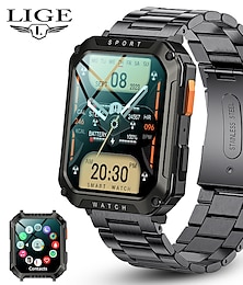 economico -LIGE BW0619 Orologio intelligente 2.01 pollice Intelligente Guarda Bluetooth Avviso di chiamata Localizzatore di attività Monitoraggio del sonno Compatibile con Android iOS Da donna Da uomo Bussola