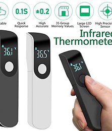 billiga -panntermometer för bärbar handhållen lcd-skärm digital elektronisk termometer hushålls infraröd termometer hög exakt beröringsfri