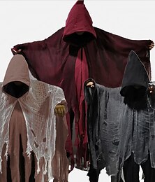 levne -Duch Smrtka Cosplay kostým Kostým na Večírek plášť s kapucí Dospělé Pánské Dámské Úbory Strašidelný kostým Výkon Párty předvečer Všech svatých Plesová maškaráda Mardi Gras Jednoduchý karnevalov