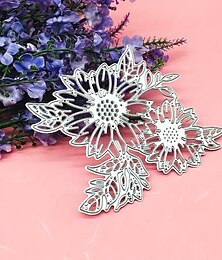 levne -vytvořte krásnou slunečnici s kovovými vyřezávacími matricemi - ideální pro výrobu karet, scrapbooking, razítkování & více!