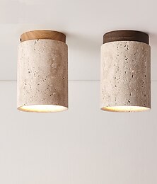 billige -taklys stein innfelt taklampe for soverom stue gang kjøkken, moderne trommelampe nær tak 110-240v