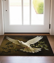 זול -peace dove מחצלות שטיחון שטיחים שטיחים רחיצים למטבח מחצלת בוהו שטיח עמיד לשמן מונע החלקה מחצלת פנימית חיצונית מחצלת עיצוב חדר שינה חדר רחצה שטיח כניסה שטיח