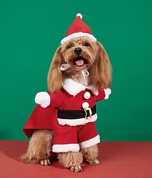お買い得  -犬用 猫用 クリスマス･コスチューム クリスマス衣装 ファッション かわいいスタイル 冬 ソフト 洗濯可 快適 クリスマス アウトドア カジュアル／普段着 祭り ビジョンフリーゼ プードル ポメラニアン 赤ちゃんサイズ パピヨン