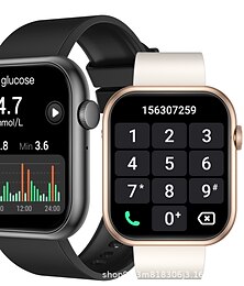 お買い得  -QX7PRO スマートウォッチ 2 インチ スマート·ウォッチ ブルートゥース 歩数計 着信通知 アクティビティトラッカー と互換性があります Android iOS 女性 男性 長時間スタンバイ ハンドフリーコール 防水 IP 67 46mmの時計ケース