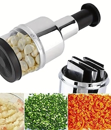 cheap -Creative Stainless Steel Garlic Cutter Onion Chopper Hand Pressure Garlic Presses Machine Kitchen Tools Kitchen Gadgets
