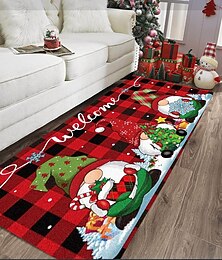 economico -decorazioni natalizie tappeto natalizio gnomi tappetino antiscivolo comodino soggiorno camera da letto interno esterno