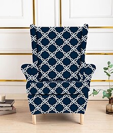 billiga -spandex fåtöljsöverdrag för strandmon stol, anti-repa stretch wingback stol överdrag, jacquard wing back stolsöverdrag avtagbar maskintvättbar