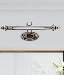 economico -luci per specchio, luci per specchio da bagno vintage, lampade da bagno, luci per specchio da toeletta per illuminazione da toeletta, lampade da parete per interni ip44, lampade per quadri con luce rotante per trucco 4000k 90-264v