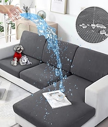 voordelige -stretch bankhoezen bank zitkussen hoes voor honden huisdier, sectionele bank hoes voor love seat, l vormige, 3 zits, fauteuil, wasbare bank duurzame beschermer