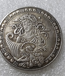 お買い得  -アンティーク工芸品ヨーロッパとアメリカの十二星座記念コイン古代銀貨タロット希望太陽神記念コイン外国通貨