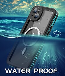 cheap -Phone Case For iPhone 15 Pro Max Plus iPhone 14 Pro Max Plus iPhone 13 Pro Max Waterproof Case Detachable Full Body Protective Double Sided Armor ABS+PC