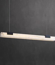 economico -lampade a sospensione a led linea desin marmo cucina moderna foyer ingresso lampade a soffitto appeso globo sopra tavolo bianco caldo 110-240v