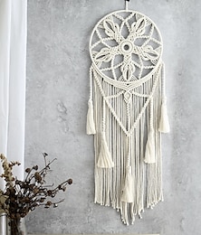 billiga -boho drömfångare handgjord present vägghängande dekor konst prydnad hantverk pärla fjäder för barn sovrum bröllop festival födelsedagspresent