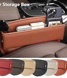 お買い得  -1/2 個車の収納ボックス、シートクリップシーム収納ボックスギャップ棚収納ボックス車の室内装飾修正されたアクセサリーカーアクセサリー
